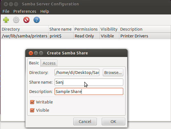 marmorering sorg Belyse Setting up a server for home or small business | 1- Configure SAMBA file  server with Ubuntu – Sanjaya's Open Diary